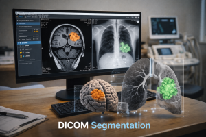 نمایش DICOM Segmentation در تصویربرداری پزشکی و تحلیل دقیق تصاویر